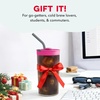 image:imageDASH Brew2Go Portable Cold Brew Coffee Maker  Rapid Electric Cold Brew Machine for Personal Iced Coffee amp Iced Tea Reusable Filter USB Rechargeable for Home Office amp TravelPink