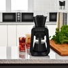 image:imageDASH Rapid Cold Brew Coffee Maker Electric Cold Brew Machine for Smooth Iced Coffee in Minutes 40 oz Glass Pitcher with Lid OneTouch Operation Auto Shut OffBlack