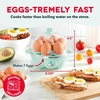 image:imageDASH Rapid Egg Cooker 7 Egg Capacity Electric Egg Cooker for Hard Boiled Eggs Poached Eggs Scrambled Eggs or OmeletsAqua