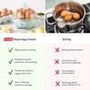 image:imageDASH Rapid Egg Cooker 7 Egg Capacity Electric Egg Cooker for Hard Boiled Eggs Poached Eggs Scrambled Eggs or OmeletsAqua