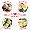 image:imageDASH Rapid Egg Cooker 7 Egg Capacity Electric Egg Cooker for Hard Boiled Eggs Poached Eggs Scrambled Eggs or OmeletsBlack