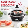 image:imageDASH Rapid Egg Cooker 7 Egg Capacity Electric Egg Cooker for Hard Boiled Eggs Poached Eggs Scrambled Eggs or OmeletsBlack