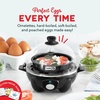 image:imageDASH Rapid Egg Cooker 7 Egg Capacity Electric Egg Cooker for Hard Boiled Eggs Poached Eggs Scrambled Eggs or OmeletsBlack