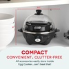 image:imageDASH Rapid Egg Cooker 7 Egg Capacity Electric Egg Cooker for Hard Boiled Eggs Poached Eggs Scrambled Eggs or OmeletsBlack