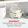 image:imageDASH Rapid Egg Cooker 7 Egg Capacity Electric Egg Cooker for Hard Boiled Eggs Poached Eggs Scrambled Eggs or OmeletsCream