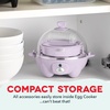 image:imageDASH Rapid Egg Cooker 7 Egg Capacity Electric Egg Cooker for Hard Boiled Eggs Poached Eggs Scrambled Eggs or OmeletsLavender