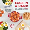 image:imageDASH Rapid Egg Cooker 7 Egg Capacity Electric Egg Cooker for Hard Boiled Eggs Poached Eggs Scrambled Eggs or OmeletsRed