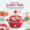 image:imageDASH Rapid Egg Cooker 7 Egg Capacity Electric Egg Cooker for Hard Boiled Eggs Poached Eggs Scrambled Eggs or OmeletsRed