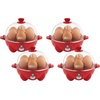 image:imageDASH Rapid Egg Cooker 7 Egg Capacity Electric Egg Cooker for Hard Boiled Eggs Poached Eggs Scrambled Eggs or OmeletsRed