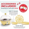 image:imageDASH Rapid Egg Cooker 7 Egg Capacity Electric Egg Cooker for Hard Boiled Eggs Poached Eggs Scrambled Eggs or OmeletsYellow