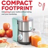image:imageDash Centrifugal Juicer Machine 350W 2Speed Electric Juice Extractor for Fruits and Vegetables Easy to Clean Compact Juicing Machine with 2Inch Feed Chute BPA Free  Cool GrayAqua