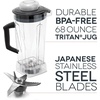 image:imageDash Chef Series Deluxe Digital Blender  1400W Professional High Speed Blender for Smoothies Soups amp Frozen Drinks 64 oz BPAFree Tritan Pitcher 8 Presets Stainless Steel Blades USB Port  RedAqua