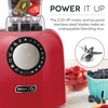 image:imageDash Chef Series Deluxe Digital Blender  1400W Professional High Speed Blender for Smoothies Soups amp Frozen Drinks 64 oz BPAFree Tritan Pitcher 8 Presets Stainless Steel Blades USB Port  RedRed