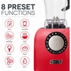 image:imageDash Chef Series Deluxe Digital Blender  1400W Professional High Speed Blender for Smoothies Soups amp Frozen Drinks 64 oz BPAFree Tritan Pitcher 8 Presets Stainless Steel Blades USB Port  RedRed