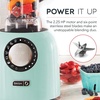 image:imageDash Chef Series Deluxe Digital Blender  1400W Professional High Speed Blender for Smoothies Soups amp Frozen Drinks 64 oz BPAFree Tritan Pitcher 8 Presets Stainless Steel Blades USB Port  RedAqua