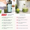 image:imageDash Deluxe Compact Cold Press Juicer  Slow Masticating Juicer Machine for Fruits and Vegetables with Frozen Attachment  Easy to Clean Juice Press for Home Countertops  AquaAqua