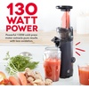 image:imageDash Deluxe Compact Cold Press Juicer  Slow Masticating Juicer Machine for Fruits and Vegetables with Frozen Attachment  Easy to Clean Juice Press for Home Countertops  AquaBlack