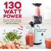 image:imageDash Deluxe Compact Cold Press Juicer  Slow Masticating Juicer Machine for Fruits and Vegetables with Frozen Attachment  Easy to Clean Juice Press for Home Countertops  AquaAqua