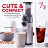 image:imageDash Deluxe Compact Cold Press Juicer  Slow Masticating Juicer Machine for Fruits and Vegetables with Frozen Attachment  Easy to Clean Juice Press for Home Countertops  AquaGraphite