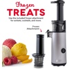 image:imageDash Deluxe Compact Cold Press Juicer  Slow Masticating Juicer Machine for Fruits and Vegetables with Frozen Attachment  Easy to Clean Juice Press for Home Countertops  AquaGraphite