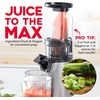 image:imageDash Deluxe Compact Cold Press Juicer  Slow Masticating Juicer Machine for Fruits and Vegetables with Frozen Attachment  Easy to Clean Juice Press for Home Countertops  AquaGraphite