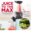 image:imageDash Deluxe Compact Cold Press Juicer  Slow Masticating Juicer Machine for Fruits and Vegetables with Frozen Attachment  Easy to Clean Juice Press for Home Countertops  AquaAqua