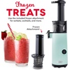image:imageDash Deluxe Compact Cold Press Juicer  Slow Masticating Juicer Machine for Fruits and Vegetables with Frozen Attachment  Easy to Clean Juice Press for Home Countertops  AquaAqua