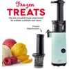 image:imageDash Deluxe Compact Cold Press Juicer  Slow Masticating Juicer Machine for Fruits and Vegetables with Frozen Attachment  Easy to Clean Juice Press for Home Countertops  AquaAqua