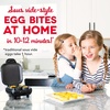 image:imageDash Deluxe Egg Bite Maker  Electric Egg Bite Maker for Healthy Protein Snacks  Quick Cleanup SpaceSaving Design amp NonSlip Feet  4 Servings BlackAqua