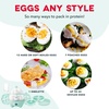 image:imageDash Deluxe Egg Cooker  Boiler Poacher amp Steamer  Includes Measuring amp Recipe Guide  Dishwasher Safe  BPA Free  Holds 12 Eggs WhiteAqua