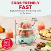 image:imageDash Deluxe Egg Cooker  Boiler Poacher amp Steamer  Includes Measuring amp Recipe Guide  Dishwasher Safe  BPA Free  Holds 12 Eggs WhiteAqua