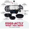 image:imageDash Deluxe Egg Cooker  Boiler Poacher amp Steamer  Includes Measuring amp Recipe Guide  Dishwasher Safe  BPA Free  Holds 12 Eggs WhiteBlack