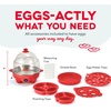 image:imageDash Deluxe Egg Cooker  Boiler Poacher amp Steamer  Includes Measuring amp Recipe Guide  Dishwasher Safe  BPA Free  Holds 12 Eggs WhiteRed
