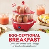 image:imageDash Deluxe Egg Cooker  Boiler Poacher amp Steamer  Includes Measuring amp Recipe Guide  Dishwasher Safe  BPA Free  Holds 12 Eggs WhiteRed