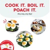 image:imageDash Deluxe Egg Cooker  Boiler Poacher amp Steamer  Includes Measuring amp Recipe Guide  Dishwasher Safe  BPA Free  Holds 12 Eggs WhiteRed