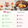 image:imageDash Deluxe Egg Cooker  Boiler Poacher amp Steamer  Includes Measuring amp Recipe Guide  Dishwasher Safe  BPA Free  Holds 12 Eggs WhiteWhite