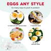 image:imageDash Deluxe Egg Cooker  Boiler Poacher amp Steamer  Includes Measuring amp Recipe Guide  Dishwasher Safe  BPA Free  Holds 12 Eggs WhiteWhite