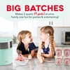 image:imageDash Deluxe Gelato amp Ice Cream Maker  HomeMade Dessert Maker with OneTouch Churning  SpaceSaving Design amp Easy to Clean  2 Quarts AquaAqua