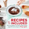 image:imageDash Deluxe Gelato amp Ice Cream Maker  HomeMade Dessert Maker with OneTouch Churning  SpaceSaving Design amp Easy to Clean  2 Quarts AquaAqua