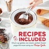 image:imageDash Deluxe Gelato amp Ice Cream Maker  HomeMade Dessert Maker with OneTouch Churning  SpaceSaving Design amp Easy to Clean  2 Quarts AquaCream