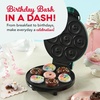 image:imageDash Express Mini Donut Maker  Homemade Dessert Maker  Features DoubleSided NonStick Surface amp SpaceSaving Design  Makes 7  AquaAqua