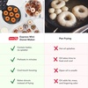 image:imageDash Express Mini Donut Maker  Homemade Dessert Maker  Features DoubleSided NonStick Surface amp SpaceSaving Design  Makes 7  AquaWhite