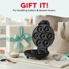 image:imageDash Express Mini Donut Maker  Homemade Dessert Maker  Features DoubleSided NonStick Surface amp SpaceSaving Design  Makes 7  AquaWhite