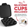 image:imageDash Family Size Egg Bite Maker  Electric Egg Bite Maker with NonStick Silicone Cups  SpaceSaving Design amp Quick Cleanup  Make Sandwiches Healthy Snacks amp Desserts  9 Servings AquaBlack