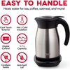 image:imageDash Insulated Electric Kettle 17L Stainless Steel Tea Kettle with Temperature Control Keep Warm Digital Display CoolTouch Exterior Hot Water for Tea amp Coffee 1500WStainless Steel