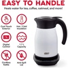 image:imageDash Insulated Electric Kettle 17L Stainless Steel Tea Kettle with Temperature Control Keep Warm Digital Display CoolTouch Exterior Hot Water for Tea amp Coffee 1500WMatte White