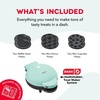 image:imageDash MultiMaker Treat Maker System  Make Mini Donuts Cupcakes amp HeartShaped Waffles  Interchangeable Plate Design  dishwasher safe Parts for Easy Cleanup  AquaAqua