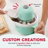 image:imageDash My Mug Ice Cream Maker  Makes Single Serving of Gelato Frozen Yogurt Sorbet amp More  Easy to Clean amp Use  Aqua 2 BowlsAqua