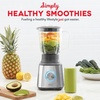 image:imageDash Quest Blender for Smoothies and Shakes  600W Kitchen Blender with 15Liter Glass Pitcher Stainless Steel Blades 3 Speeds  Pulse for Frozen Drinks and SoupsAquaStainless