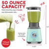 image:imageDash Quest Blender for Smoothies and Shakes  600W Kitchen Blender with 15Liter Glass Pitcher Stainless Steel Blades 3 Speeds  Pulse for Frozen Drinks and SoupsAquaAqua